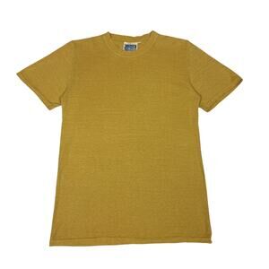 Jungmaven Hemp Organic Cotton Short Sleeve Tee Men's Small Mustard